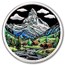 2026 Gabon 1/2 oz Silver Impressions of Earth Alpine: Matterhorn