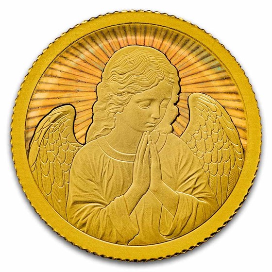 2026 Gabon 1/200 oz Gold Guardian Angel