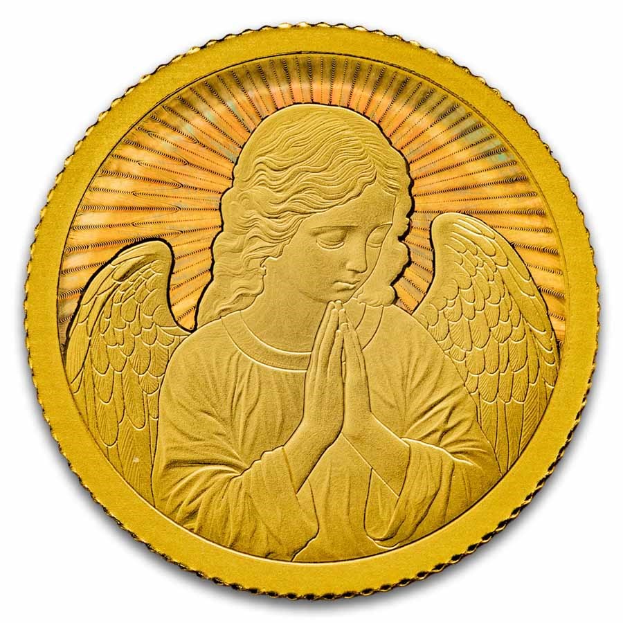 2026 Gabon 1/200 oz Gold Guardian Angel