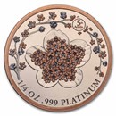 2026 Gabon 1/4 oz Platinum The Ultimate Blossom (with Box & COA)