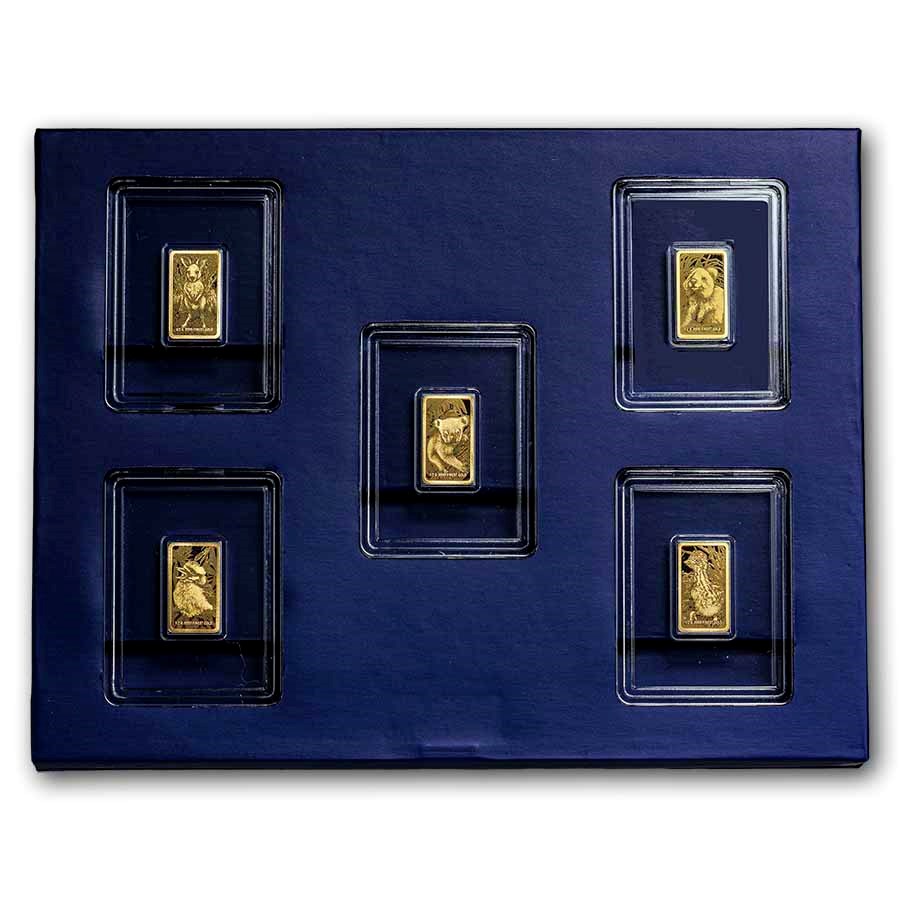 2026 Gabun Gold 5-Coin Little Five Australia Proof Set