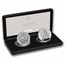 2026 GB 1 oz Silver Queen's Lion Prf & Reverse Frosted 2-Coin Set
