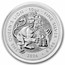 2026 GB 10 oz Silver Royal Tudor Beasts Queen's Lion BU