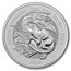 2026 GB 2 oz Silver Royal Tudor Beasts The Royal Dragon BU