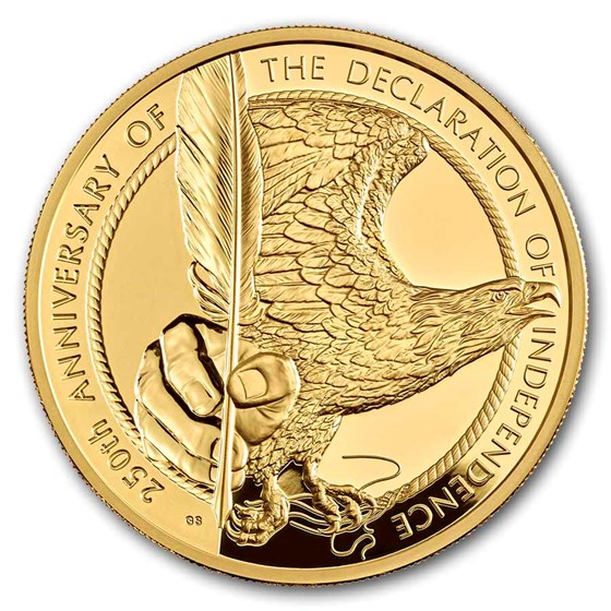 2026 GB 5 oz Gold 250th Anni. of the Declaration of Independence