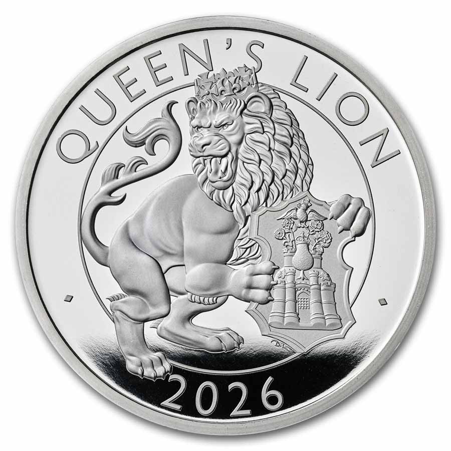 Buy 2026 GB 1 oz Silver Tudor Beasts Queen's Lion Prf | APMEX