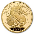 2026 GB Royal Tudor Beasts The Royal Dragon 1 oz Gold Proof