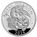 2026 GB Royal Tudor Beasts The Royal Dragon 1 oz Silver Prf