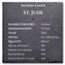 2026 Ghana 1 oz Silver Patron Saints St. Jude (Box/COA)