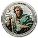 2026 Ghana 1 oz Silver Patron Saints St. Jude (Colorized)