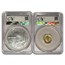 2026 Gold Mercury Coin & Silver Medal Set SP-70 CACG (FD, Bell)