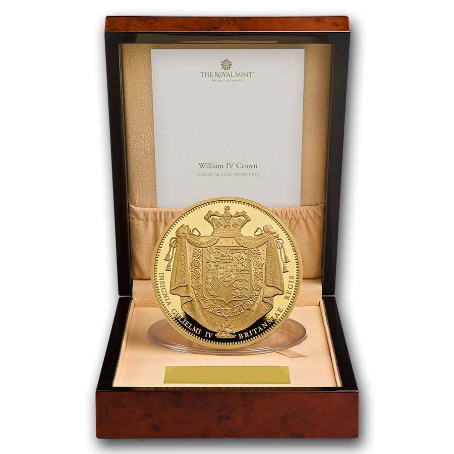 2026 Great Britain 1 Kilo Gold William IV Crown Great Engravers