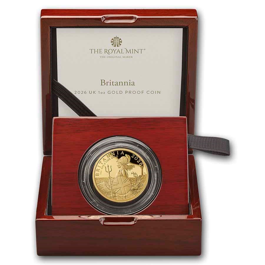 2026 Great Britain 1 oz Gold Britannia Proof (w/Box & COA)