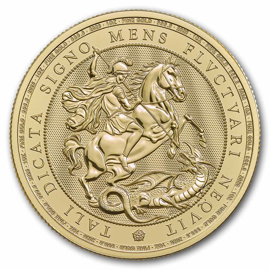 Buy 2026 British 1 oz Gold St. George and the Dragon BU | APMEX