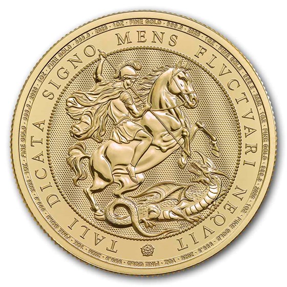 2026 Great Britain 1 oz Gold St. George and the Dragon BU