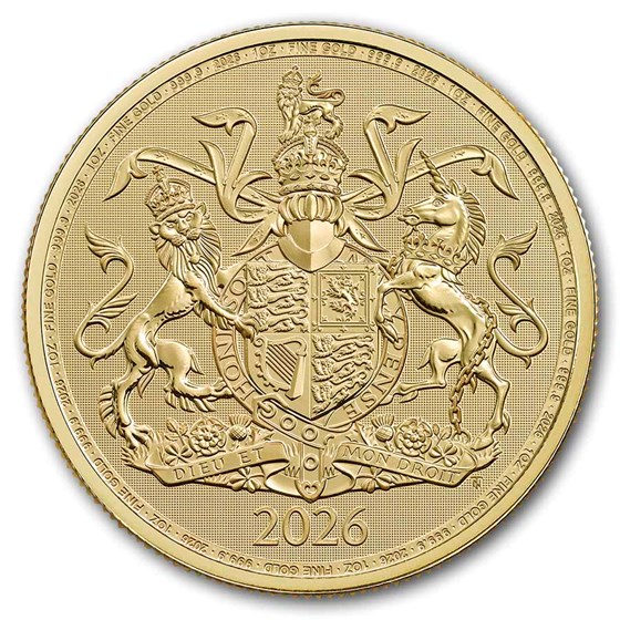 2026 Great Britain 1 oz Gold The Royal Arms BU