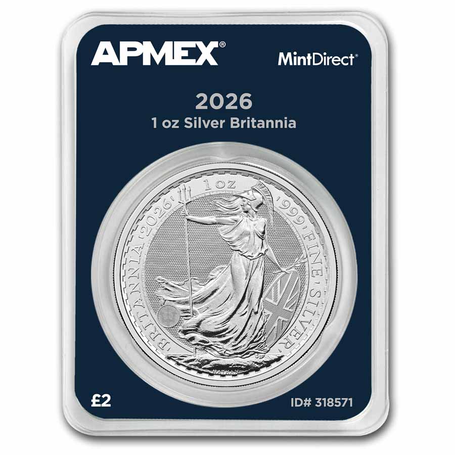 Buy 2026 British 1 oz Silver Britannia MD | APMEX