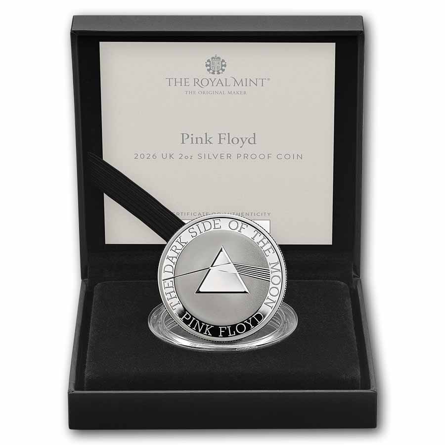 Buy 2026 British 2 oz Silver Proof Pink Floyd Coin | APMEX
