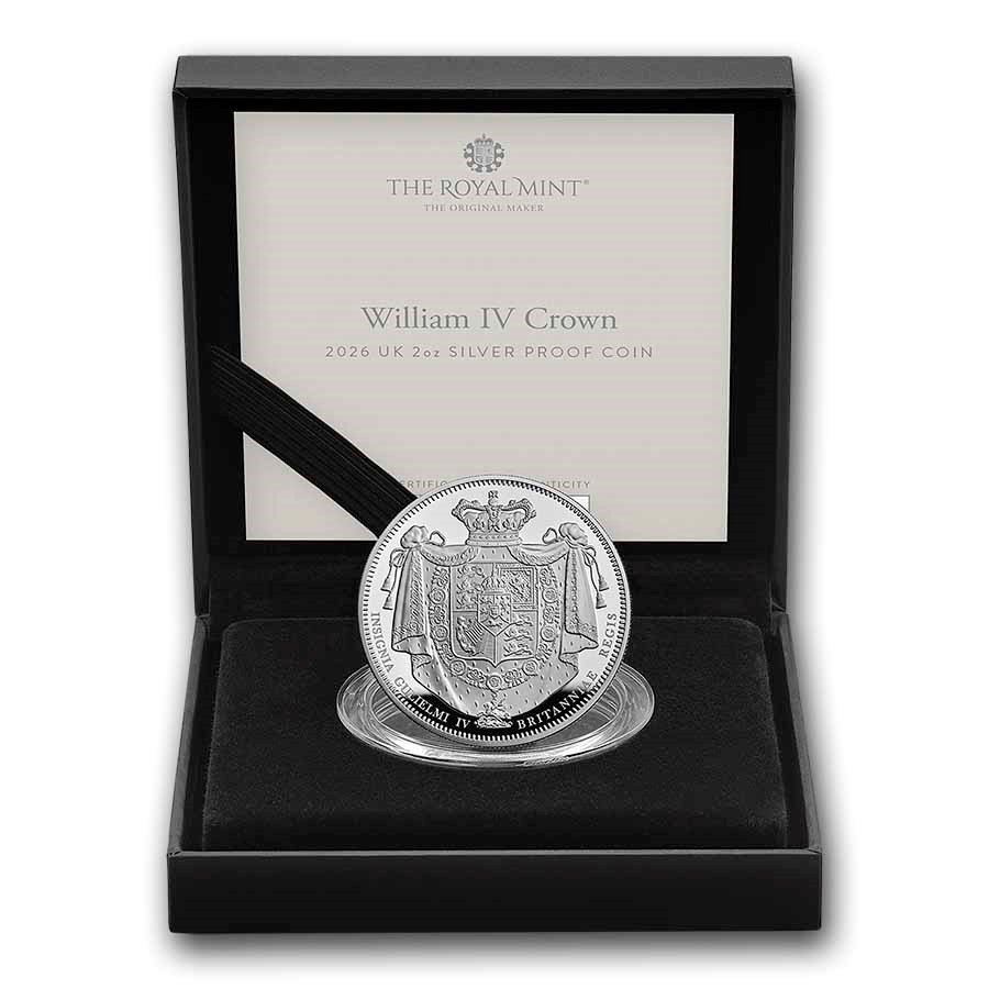 2026 Great Britain 2 oz Silver William IV Crown Great Engravers
