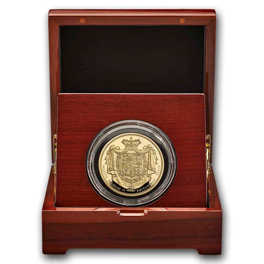 2026 Great Britain 5 oz Gold William IV Crown Great Engravers