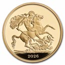 2026 Great Britain Gold Sovereign Proof Coin (Yellow Gold)