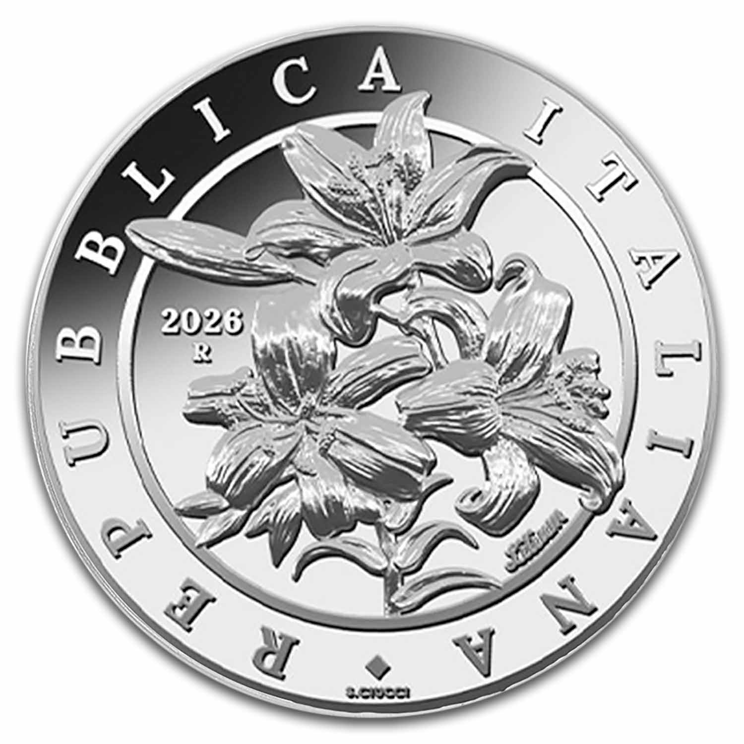 Buy 2026 Italy 1 oz Silver Flora and Fauna BU The Lily | APMEX