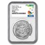 2026 Italy 1 oz Silver Flora & Fauna - The Lily MS-69 NGC (ER)
