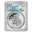 2026 Italy 1 oz Silver Flora & Fauna - The Lily MS-70 PCGS (FS)