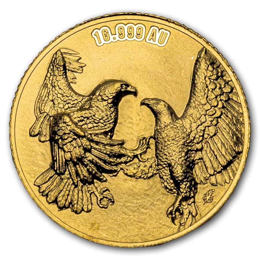 2026 Ivory Coast 1 gram Gold Trésor des Animaux: Eagle