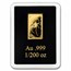 2026 Liberia 1/200 oz Gold Black Widow Spider Coin Bar