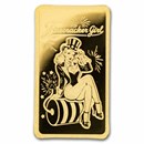 2026 Liberia 1/200 oz Gold Firecracker Girl Coin Bar