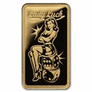 2026 Liberia 1/200 oz Gold Lady Luck Coin Bar