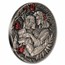 2026 Liberia 2 oz Silver Love Stories: Paolo and Francesca
