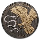 2026 Malta 1 oz Silver 5 Euro Golden Eagle Limited Edition