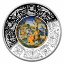 2026 Malta 1 oz Silver Maiolica; The Sacrifice of Noah