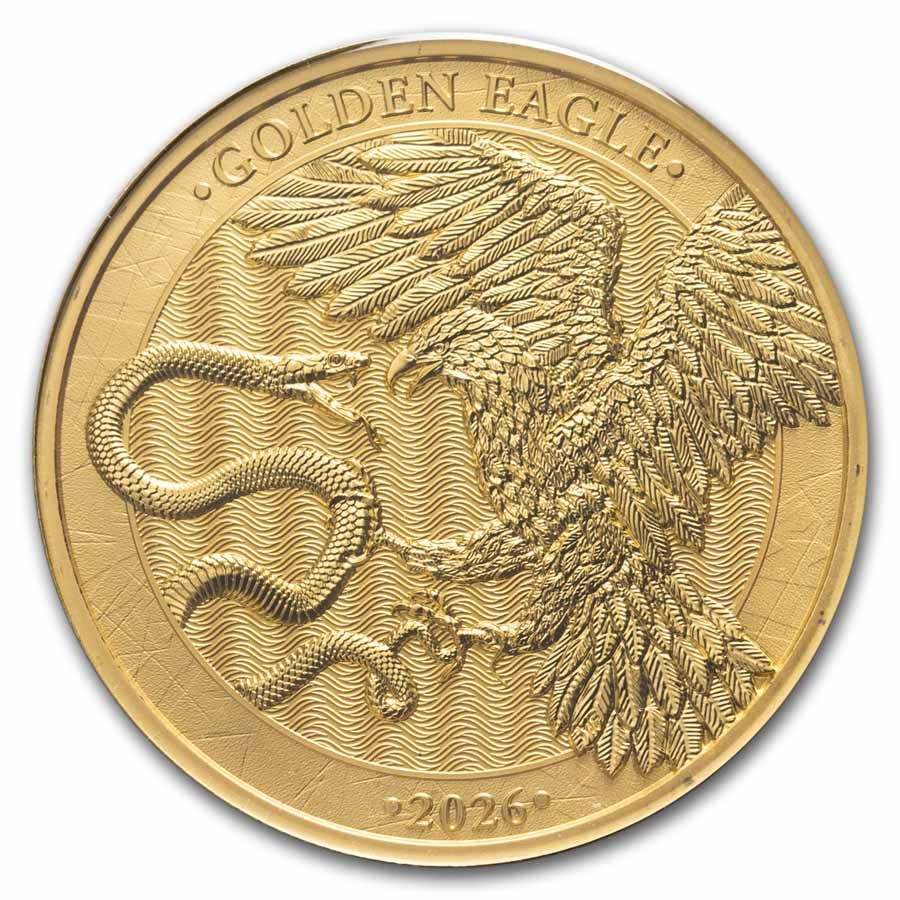 2026 Malta Golden Eagle 100 Euro 1 oz Gold Limited Edition BU