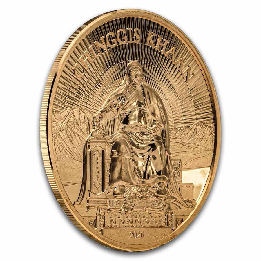 2026 Mongolia 1 oz Gold Chinggis Khaan Proof (w/ Box & COA) | eBay