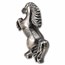 2026 Mongolia 1 oz Silver Antique Lunar Wild Horse Shaped Coin
