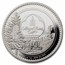 2026 Mongolia 1 oz Silver Woodland Spirits: Snow Leopard (w/ COA)