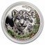 2026 Mongolia 1 oz Silver Woodland Spirits: Snow Leopard (w/ COA)