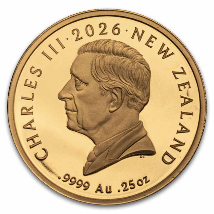 2026 New Zealand 1/4 oz Proof Gold North Island Brown Kiwi | eBay