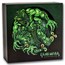 2026 New Zealand 1 oz Silver Colorized Dwelling Taniwha: Forest