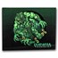 2026 New Zealand 1 oz Silver Colorized Dwelling Taniwha: Forest