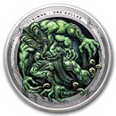2026 New Zealand 1 oz Silver Colorized Dwelling Taniwha: Forest