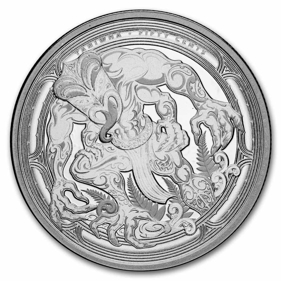 Buy 2026 NZ 2 oz Silver Dwelling Taniwha Forest BU | APMEX