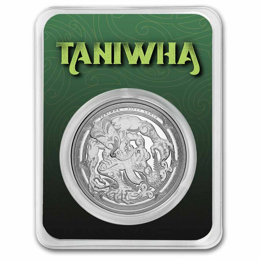 2026 New Zealand 1 oz Silver Dwelling Taniwha: Forest in TEP