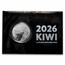 2026 New Zealand 1 oz Silver North Island Brown Kiwi Specimen