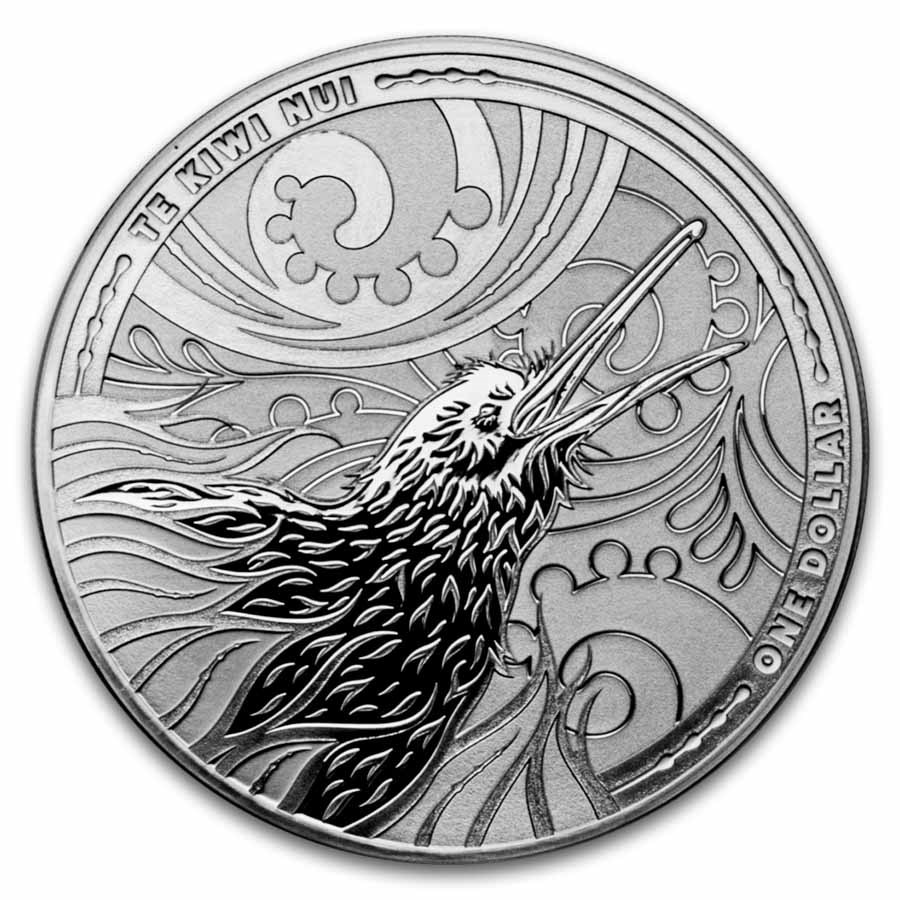 2026 New Zealand 1 oz Silver North Island Brown Kiwi Specimen