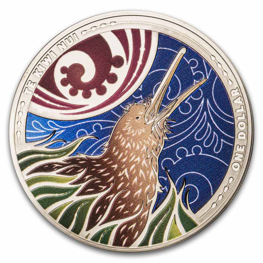銀貨　New Zealand Mint 海の捕食者シリーズ3点 Buy 2026 NZ 1 oz Silver Proof North Island Brown Kiwi | APMEX