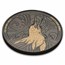 2026 New Zealand 2 oz Silver Black Proof North Island Brown Kiwi